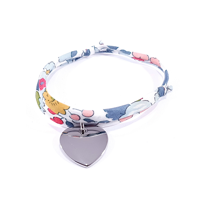 bracelet en tissu liberty personnalisé bracelet en tissu liberty personnalisé