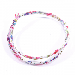 bracelets fleurs multicolores