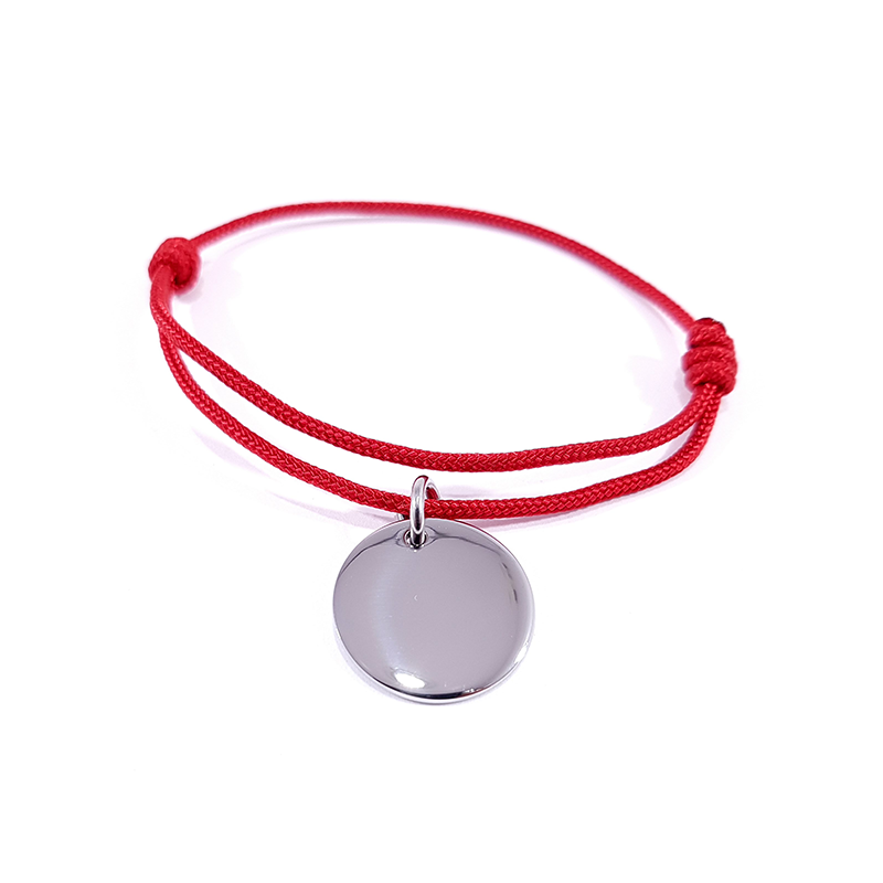 bracelet à personnaliser cordon rouge bracelet à personnaliser cordon rouge