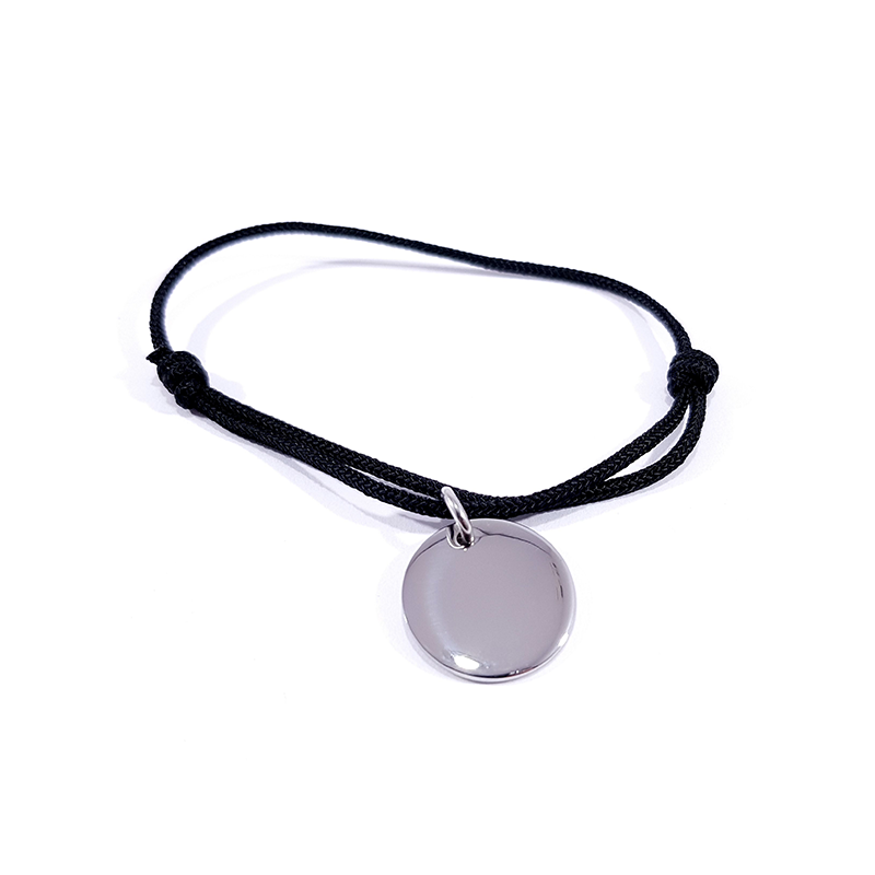 bracelet coulissant cordon noir bracelet coulissant cordon noir