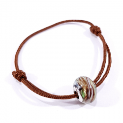 bracelet murano marron