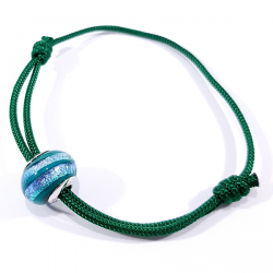 bracelet murano vert