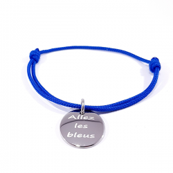 bracelet cordon bleu équipe de France Allez les bleus