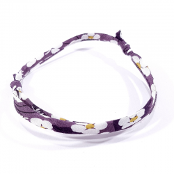 bracelet liberty prune fleur