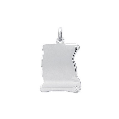 Pendentif parchemin argent