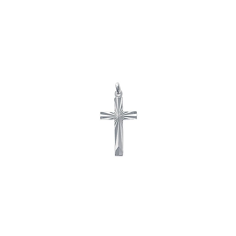 Croix ciselée en argent