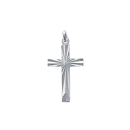 Croix ciselée en argent