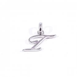 pendentif argent lettre anglaise I