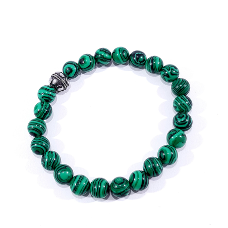 bracelet pierres naturelles en malachite