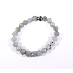 bracelet labradorite grise