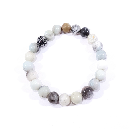 bracelet en pierre naturelle d'amazonite