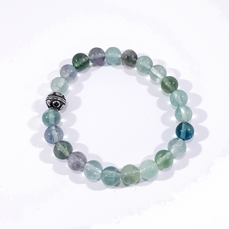 bracelet pierre naturelle de fluorite verte