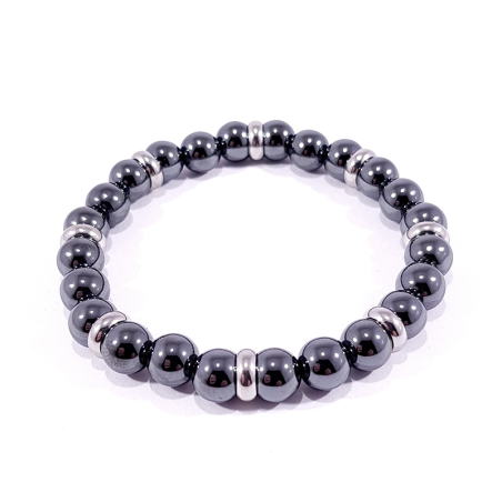 bracelet en pierre d'hématite