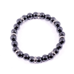 bracelet gris hématite