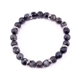 bracelet gris labardorite