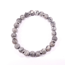 bracelet litho gris