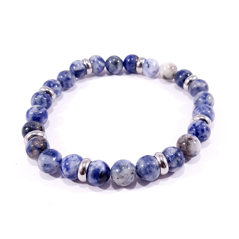 bracelet en pierre naturelle de sodalite