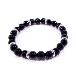 bracelet pierre noir