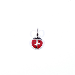 pendentif coccinelle en argent