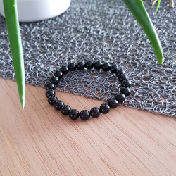 Bracelet noir onyx