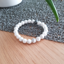 Bracelet  blanc et gris