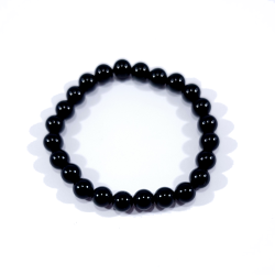 Bracelet noir pierre naturelle onyx