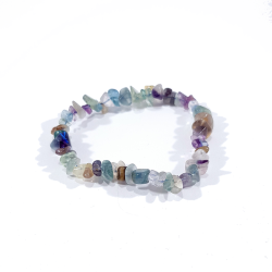 Bracelet baroque en fluorite