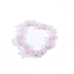 bracelet  en pierre naturelle rose