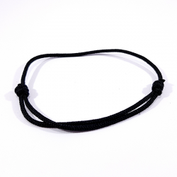 Bracelet cordon noir