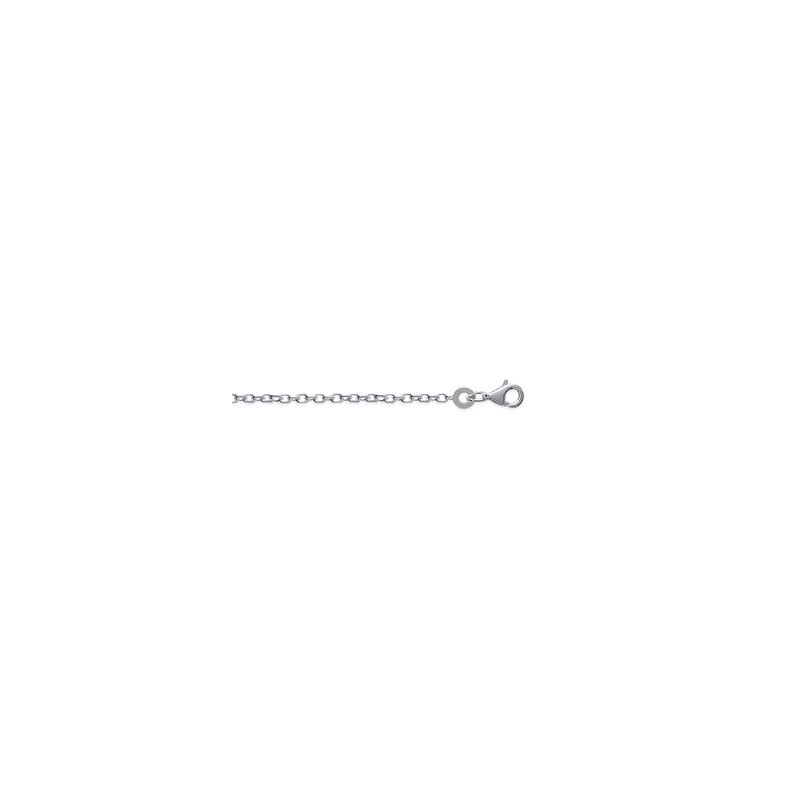 Chaîne maille forçat en argent 45 cm 1.6 mm Chaîne maille forçat en argent 45 cm 1.6 mm