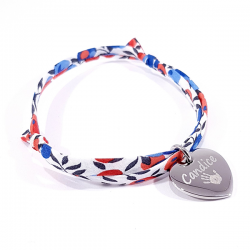 bracelet liberty personnalisé gravure empreinte